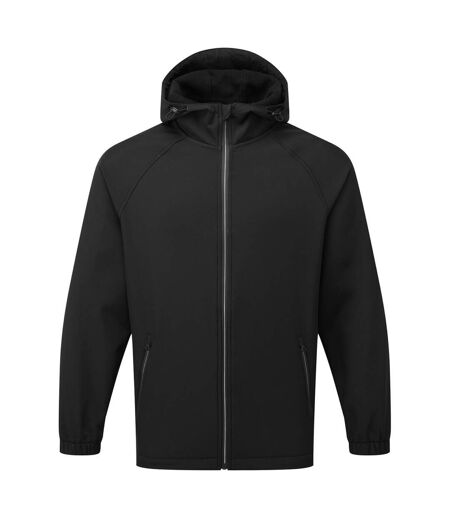 Mens 2 Layer Hooded Jacket Black 2786