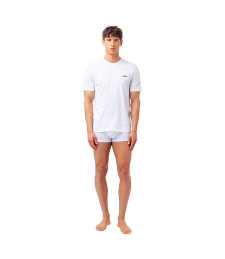 Lot de 2 Maillots de corps col rond homme en coton FU5053 Fila