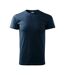 T-shirt Basic Homme Bleu Marine Foncé Adler-1