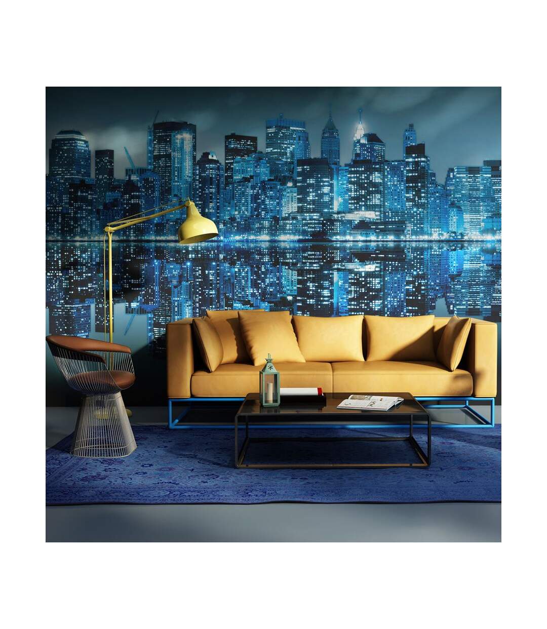 Papier Peint Océan de Lumières New York 270x450cm-1