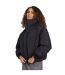 Womens/ladies Diamond Quilt Padded Jacket Black Brave Soul-2
