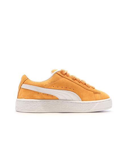 Baskets orange femme puma suede xl