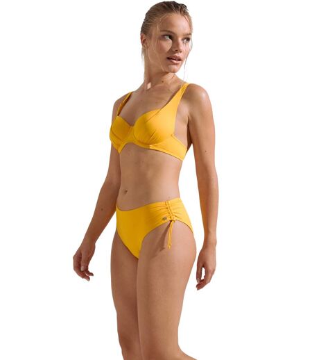 Bas maillot slip de bain taille haute côtés réglables Palma Lisca