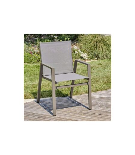Fauteuil de Jardin Empilable Floride 86cm Quartz