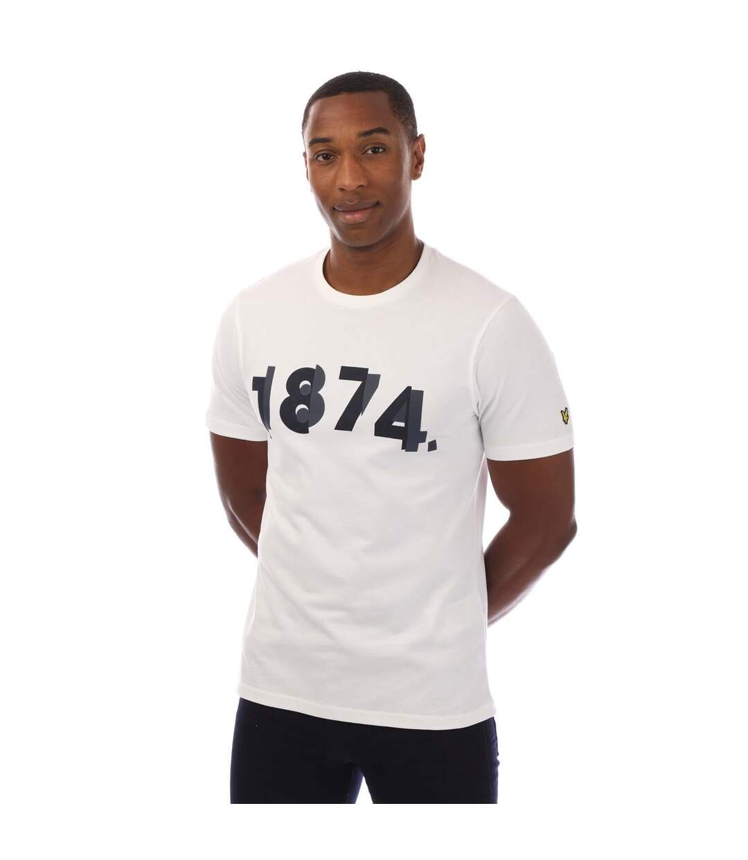 T-shirt Style Graphique Homme Blanc Lyle & Scott-2