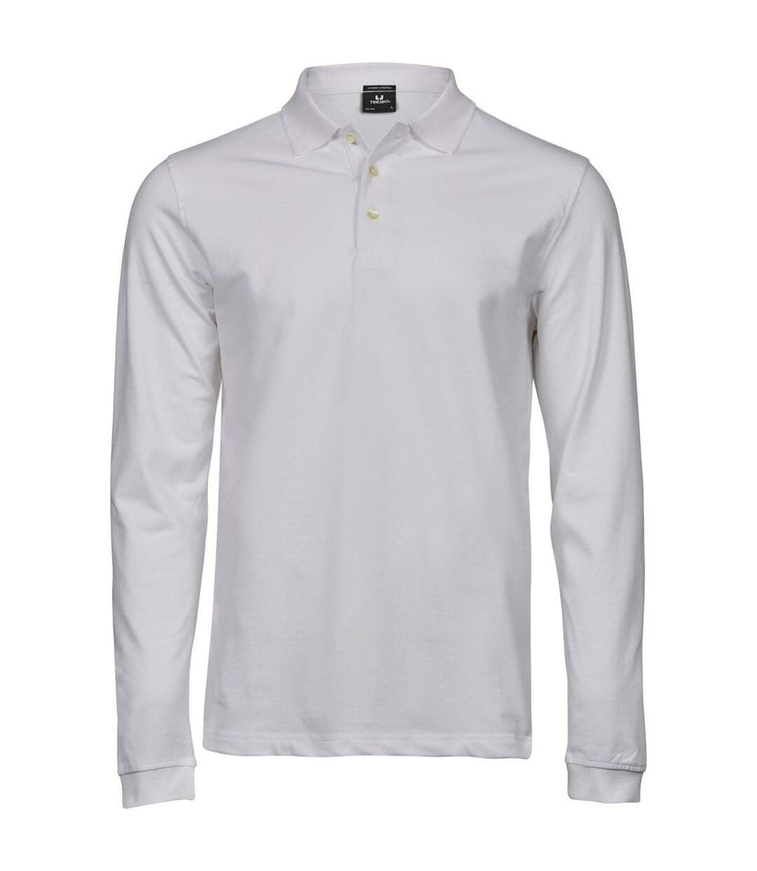 Polo manches longues - Homme - TJ1406 - blanc