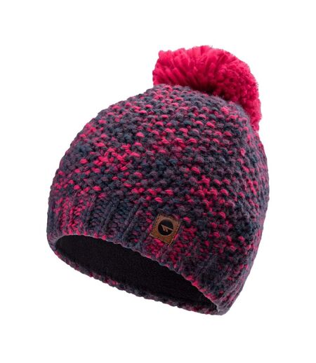 Bonnet D'hiver Halla Femme Bleu Nuit Rouge Persan Hi-Tec