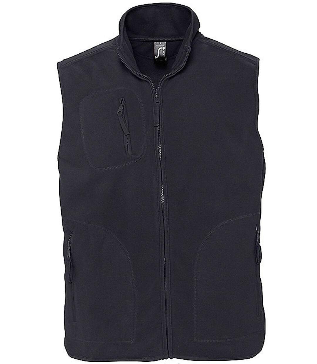 Gilet sans manches bodywarmer polaire unisexe - 51000 - gris anthracite-2