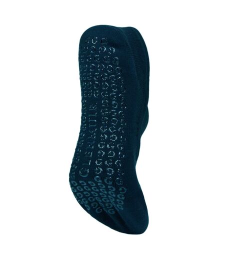 Glenmuir - Lot de 2 Chaussettes Femme Yoga Pilates Gym Basses