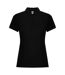 Polo pegaso premium femme noir uni Roly