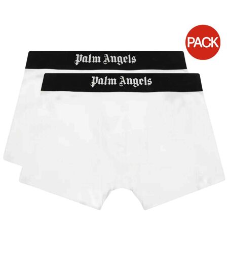 Lot De 2  Boxers Homme Blanc Noir Palm Angels