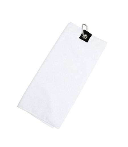 Serviette De Golf 55 Cm X 40 Cm Blanc Towel City