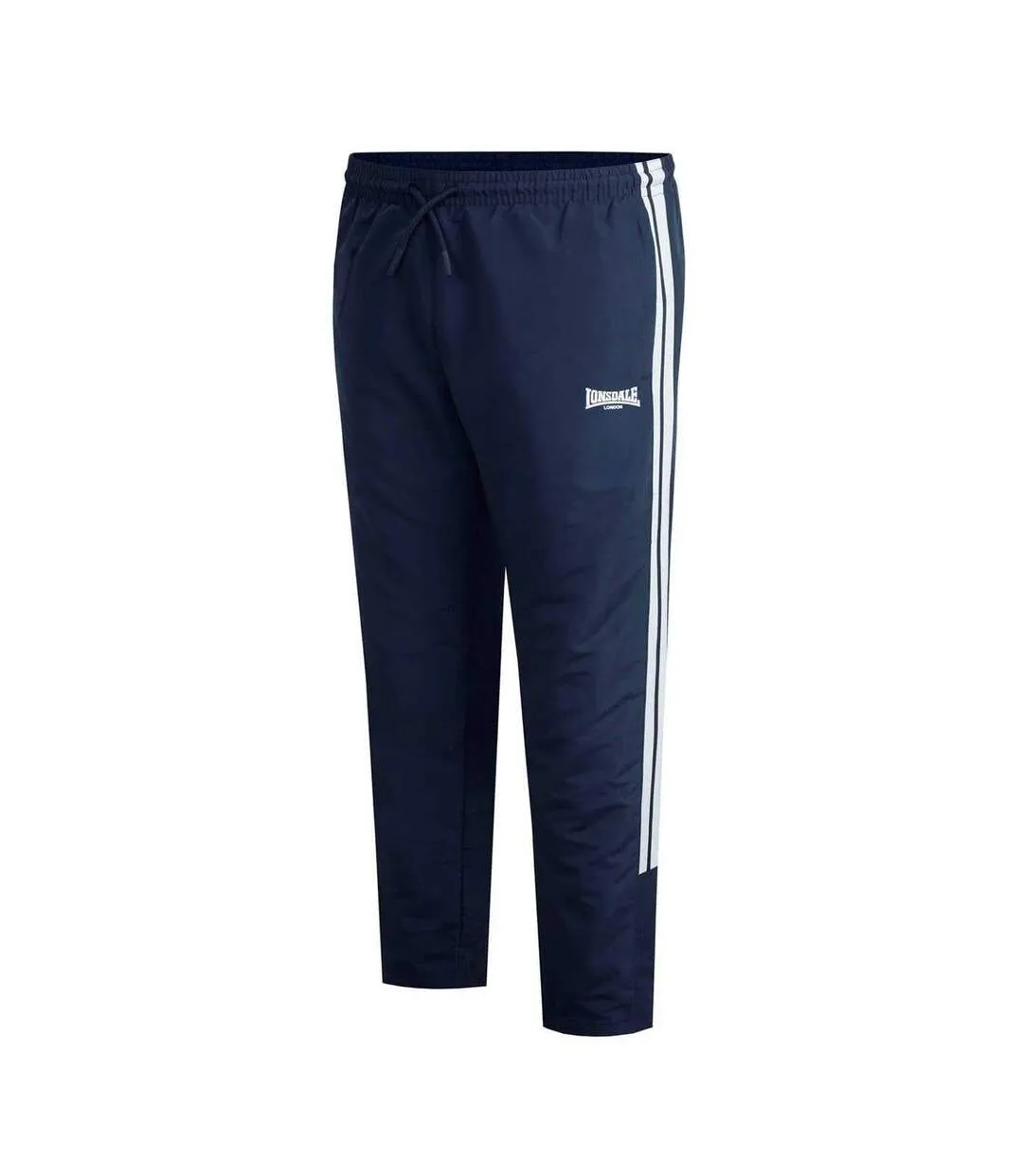 Mens Twin Stripe Tracksuit Bottoms Navy Lonsdale-3