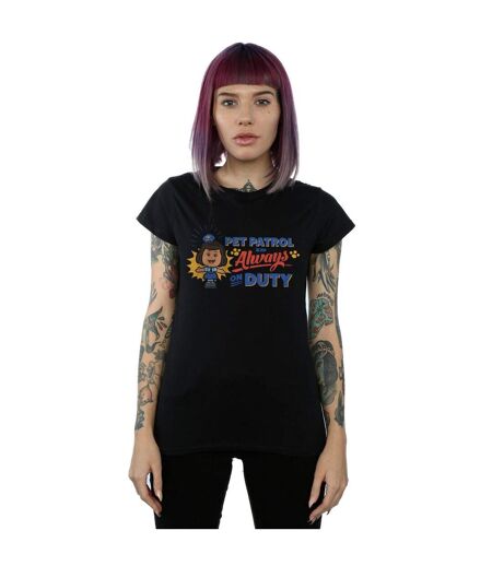 Disney Femme/Les femmes Toy Story 4 Giggle McDimples Pet Patrol - T-shirt en coton (Noir) - UTBI44438