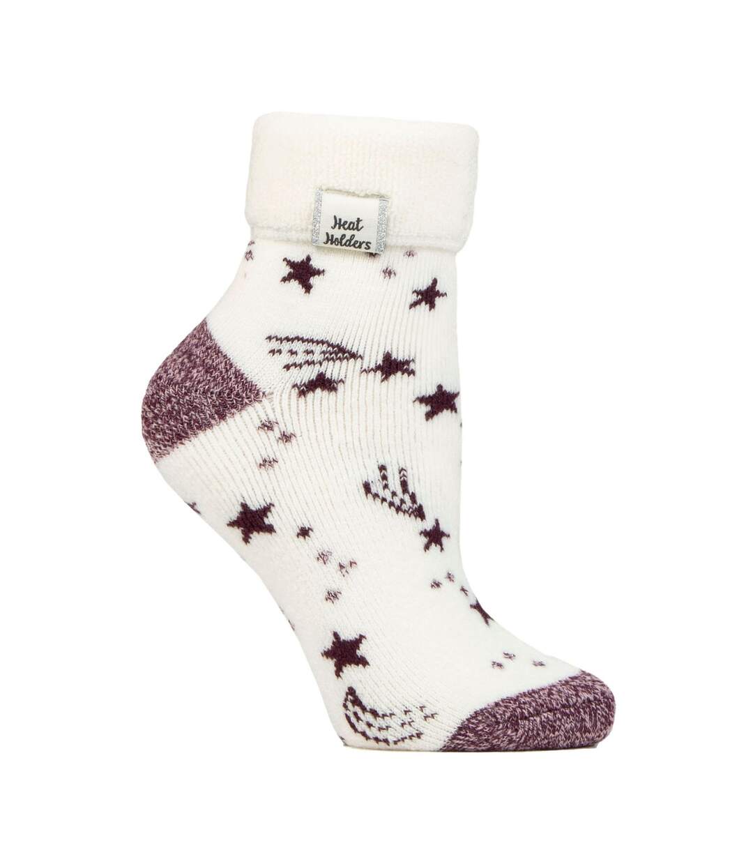 Cosy Turn-Over Cuff Lounge Socks | Warm Winter Socks for Women-1