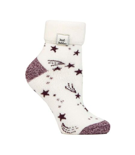 Cosy Turn-Over Cuff Lounge Socks | Warm Winter Socks for Women