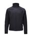 Stanley Mens Teton Double Layered Full Zip Soft Shell Jacket (Black)