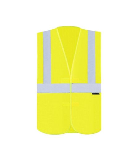 Gilet Haute Visibilité Motif/style Bande Réfléchissante Bremen Adulte Jaune Korntex
