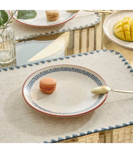 Lot de 6 Assiettes à Dessert Morgane 19cm Crème