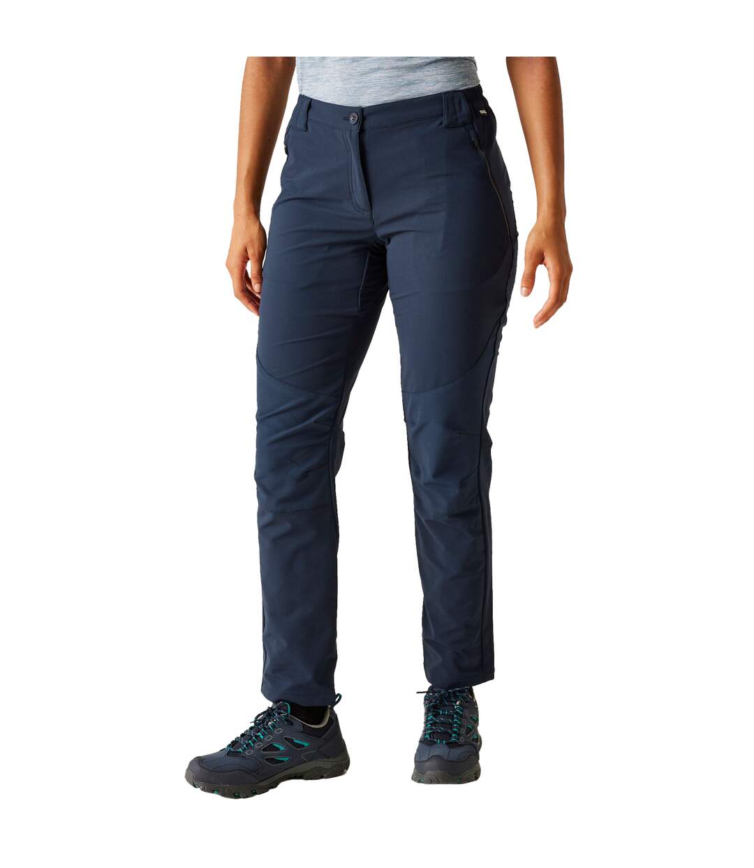 Pantalon questra femme bleu marine Regatta-4