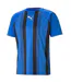 Mens Team Liga Striped T-shirt Blue Black White Puma-1