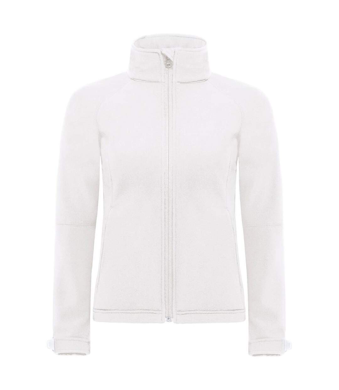 Veste softshell à capuche - Femme - JW937 - blanc-2