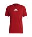T-shirt Sport Style 3 Rayures Designed To Move Homme Rouge Adidas-2