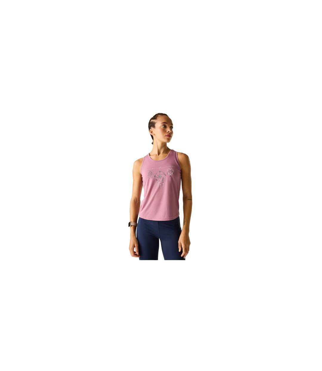Débardeur Motif/style Attrape-rêves Femme Rose Pâle Dare 2B-1