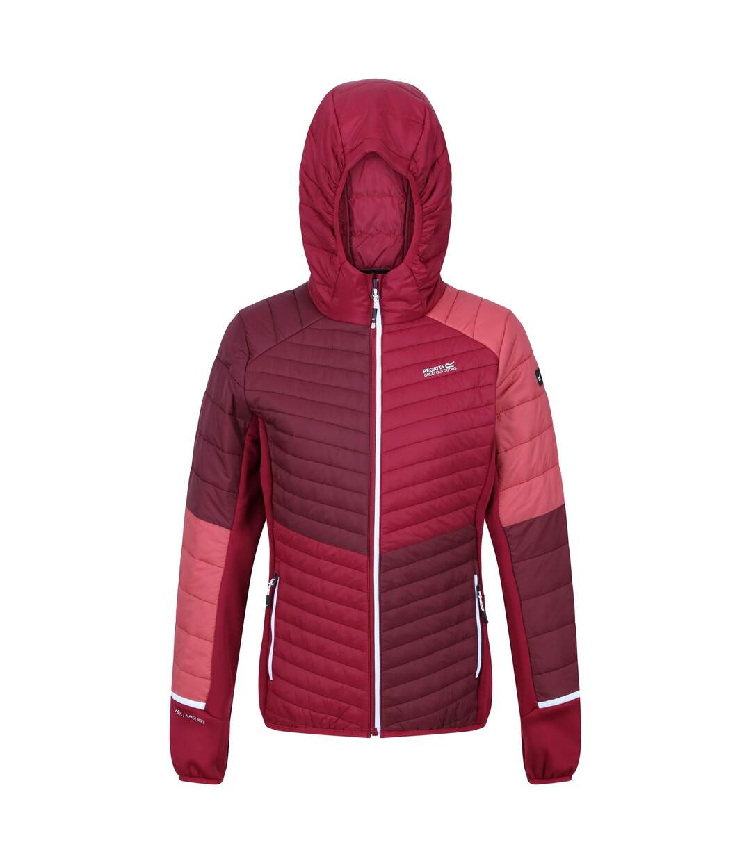 Veste à capuche trutton femme bordeaux / rouge foncé Regatta-1