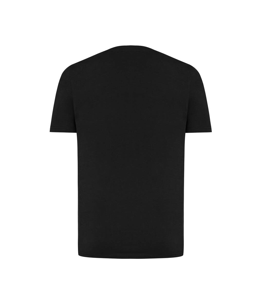 Unisex adult brett recycled cotton t-shirt black Iqoniq-2
