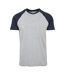 T-shirt Homme Gris Bleu Marine Urban Classics-1