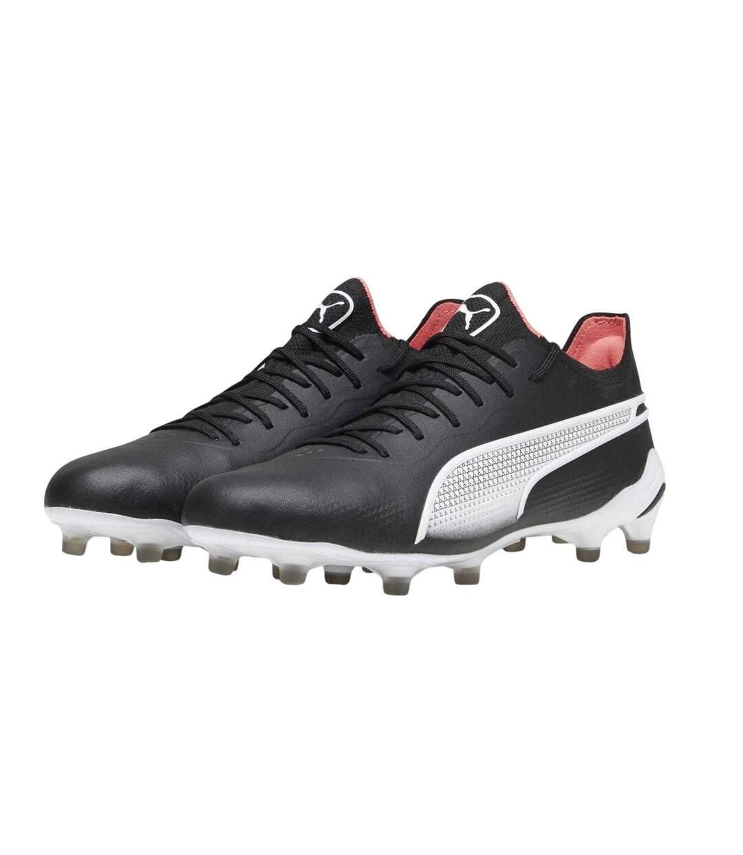 Unisex Adult King Ultimate Firm Ground Football Boots Black White Puma-1