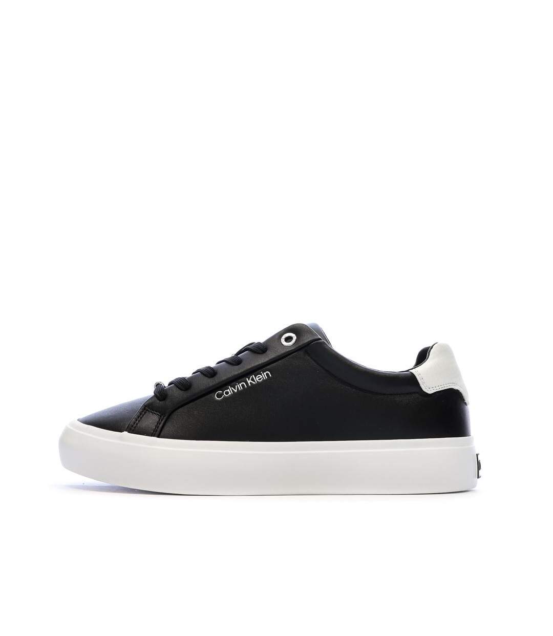Baskets noir femme calvin klein jeans lace-1