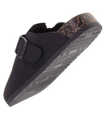 Isotoner Mules homme sabots fourrés très tendances, souples, légers et confortables, effet cuir