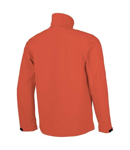 Elevate Mens Maxson Softshell Jacket (Orange)