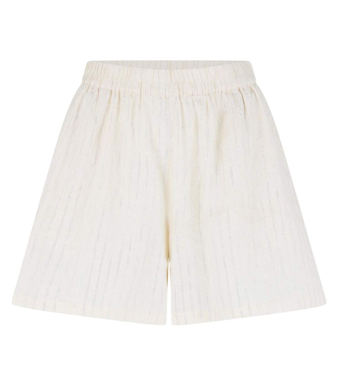Short Motif/style À Rayures Siljo Femme Beige Pâle Vero Moda-2