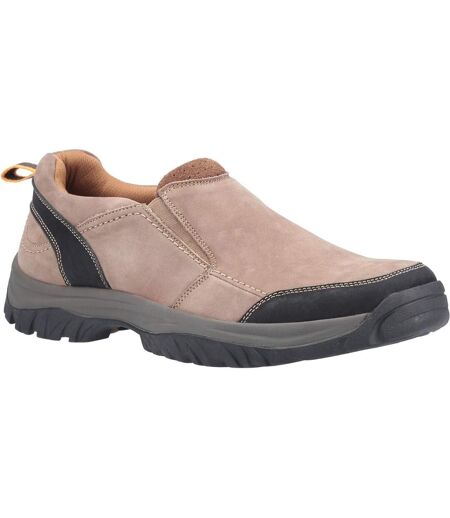 Cotswold Mens Boxwell Nubuck Leather Hiking Shoe (Tan) - UTFS7012