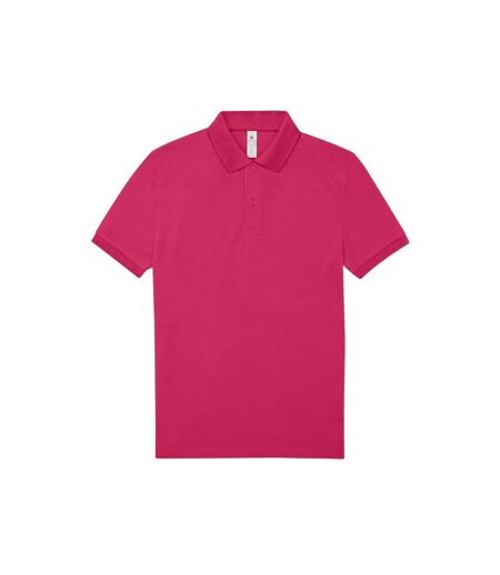 Polo homme fuchsia B&C