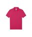 Polo homme fuchsia B&C-1