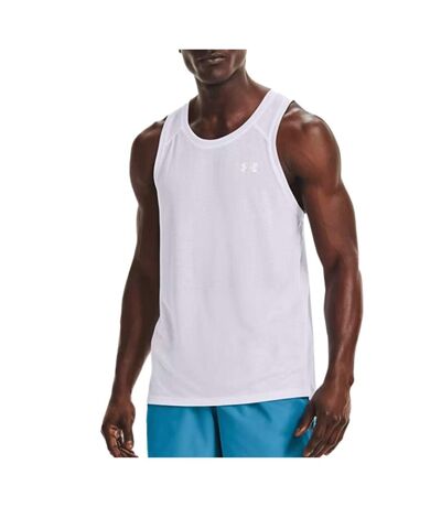 Débardeur Blanc Homme Under Armour Streaker Singlet - L