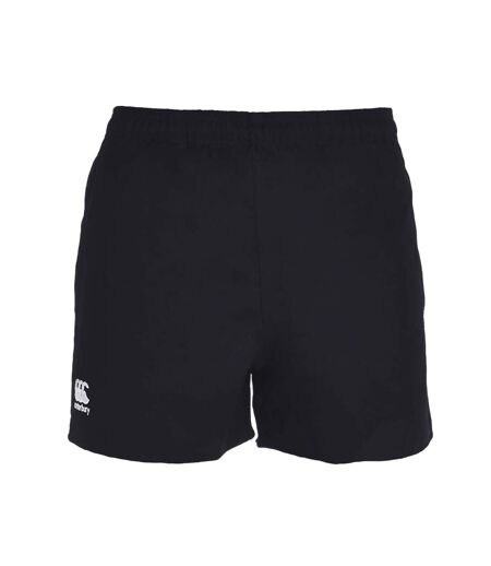 Mens Professional Polyester Shorts Black Canterbury