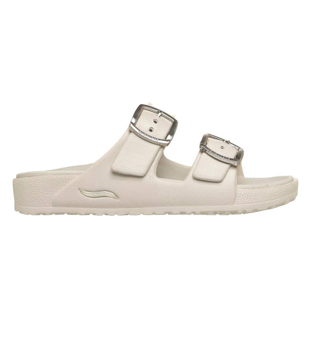Sandales Arch Fit Cali Breeze 2.0 Duo Femme Blanc Cassé Skechers-1