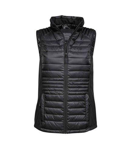 Tee Jays Womens/Ladies Crossover Padded Body Warmer (Black)