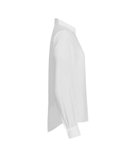 Womens/ladies Libby Formal Shirt White Clique
