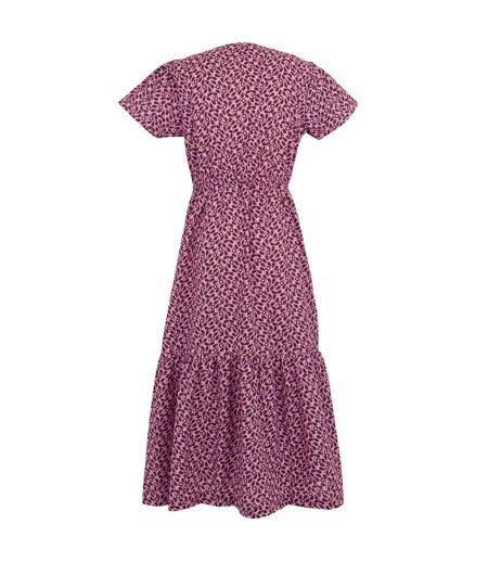 Robe mi-longue orla kiely femme lilas Regatta