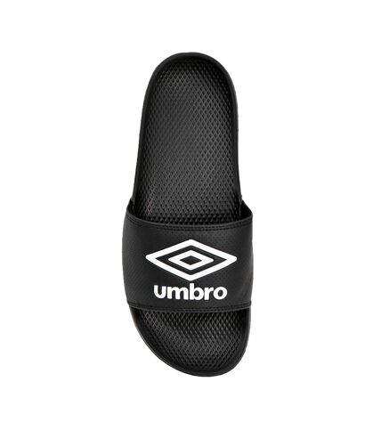 Umbro Mens Squadra II Sliders (Black/White) - UTUO1838