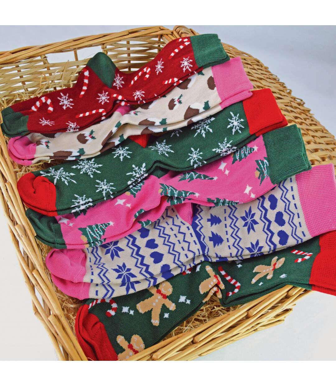 Ladies Novelty Festive Christmas Socks-5