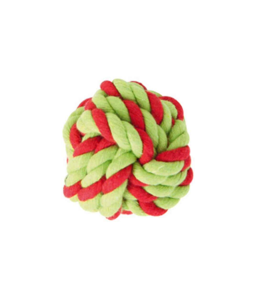 Jouet pour Chien Balle à Corde 7cm Rouge-1