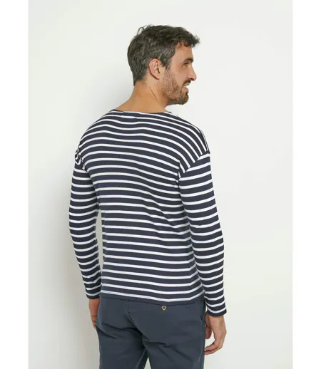 T-shirt marinière rayée manches longues