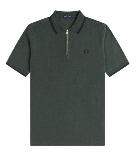 Polo Homme Bleu Vert Fred Perry